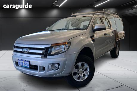 Silver 2014 Ford Ranger Dual Cab Utility Xls 3.2 (4X4)