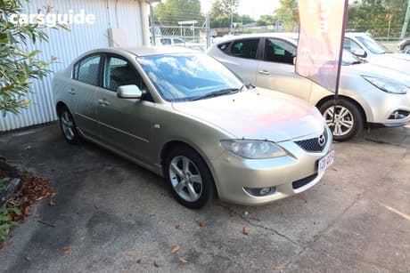 Beige 2005 Mazda 3 Sedan Maxx Sport