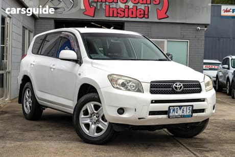 White 2008 Toyota RAV4 Wagon Cv (4X4)