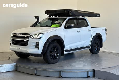 White 2023 Isuzu D-MAX Crew Cab Utility Ls-U (4X4)