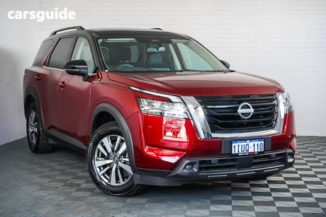 Red 2024 Nissan Pathfinder Wagon Ti (4Wd)