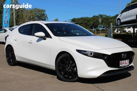 White 2026 Mazda Mazda3 Hatchback G25 Astina