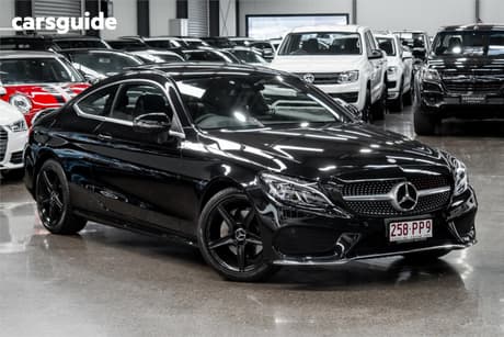 Black 2017 Mercedes-Benz C200 Coupe