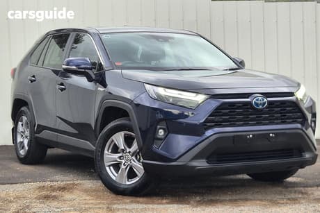 Blue 2022 Toyota RAV4 Wagon Gx (Awd) Hybrid