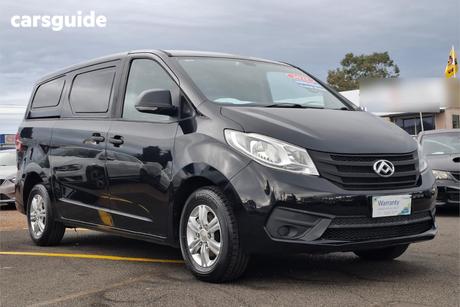 Black 2021 LDV G10+ Van Barn Door