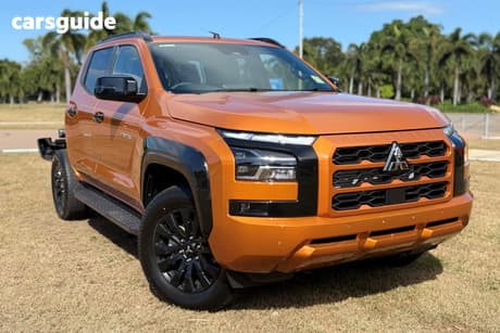 Orange 2025 Mitsubishi Triton Double Cab Chassis Gsr (4X4)