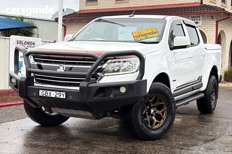 White 2018 Holden Colorado Crew Cab Pickup Ls (4X2)