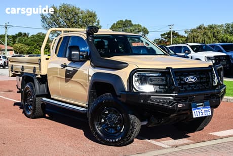 Beige 2025 Ford Ranger Super Cab Chassis Super Duty (4X4)