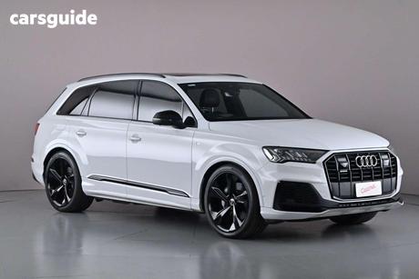 White 2021 Audi Q7 Wagon 50 Tdi Quattro S Line Mhev