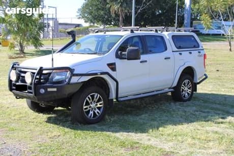White 2013 Ford Ranger Dual Cab Utility Xl 3.2 (4X4)