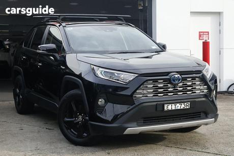 Black 2020 Toyota RAV4 Wagon Cruiser (2Wd) Hybrid