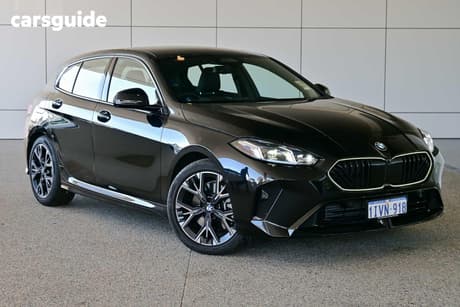 Black 2025 BMW 120 Hatchback M Sport