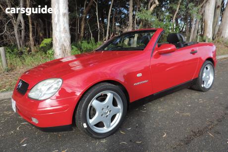 Red 1998 Mercedes-Benz SLK230 Convertible Kompressor