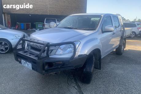 Silver 2014 Isuzu D-MAX Crew Cab Utility Ls-M Hi-Ride (4X4)