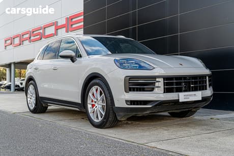 Beige 2024 Porsche Cayenne Wagon S