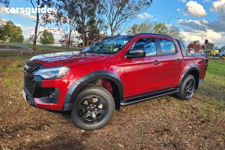Red 2026 Isuzu D-MAX Crew Cab Utility X-Terrain (4X4)