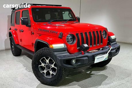 Red 2020 Jeep Wrangler Unlimited Hardtop Rubicon (4X4)
