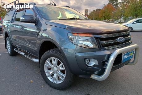 Grey 2015 Ford Ranger Crew Cab Utility Wildtrak 3.2 (4X4)
