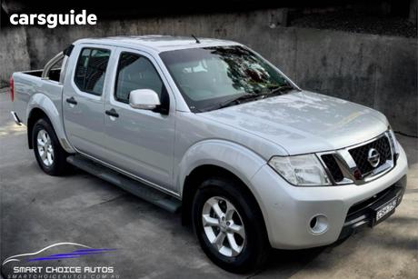 Silver 2013 Nissan Navara Dual Cab Pick-up St (4X4)
