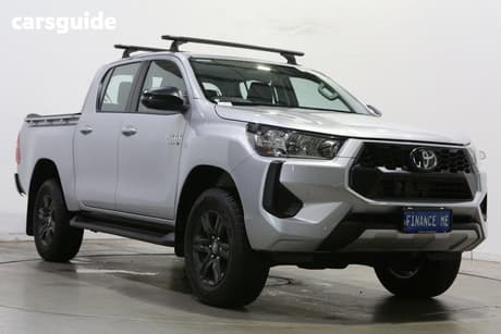 Silver 2025 Toyota Hilux Double Cab Pick Up Sr (4X4)