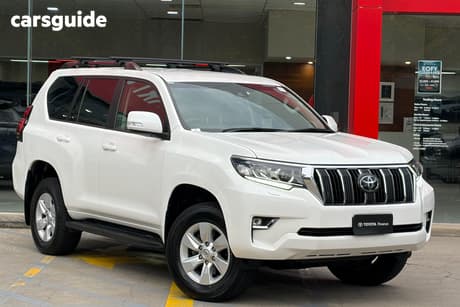 White 2018 Toyota Landcruiser Prado Wagon Gxl (4X4)