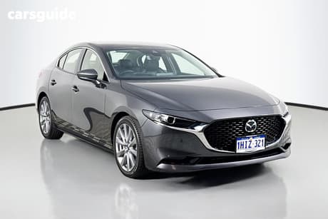 Black 2021 Mazda 3 Sedan G20 Touring