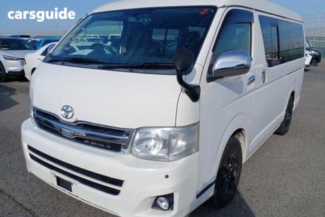 White 2012 Toyota HiAce Camper Commercial CAMPING