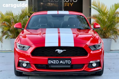 Red 2017 Ford Mustang Coupe Fastback 2.3 Gtdi