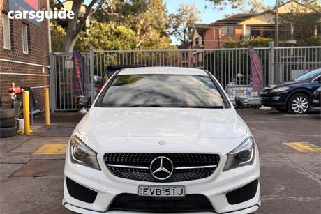 White 2014 Mercedes-Benz CLA200 Coupe 200