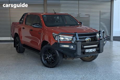 Orange 2019 Toyota Hilux Double Cab Pick Up Rogue (4X4)