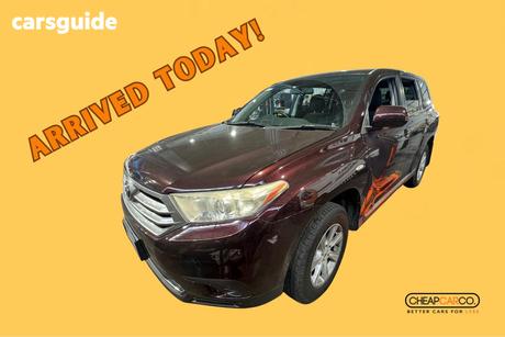 Red 2010 Toyota Kluger Wagon Kx-R (Fwd) 7 Seat