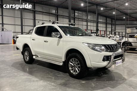 White 2018 Mitsubishi Triton Dual Cab Utility Gls (4X4)