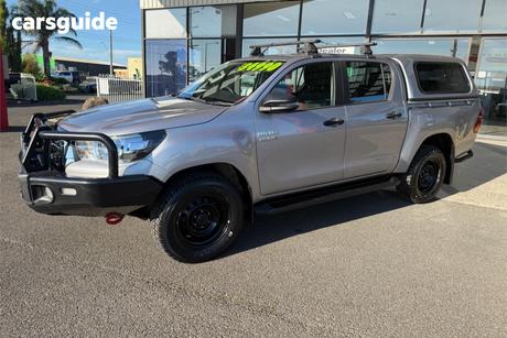 Silver 2019 Toyota Hilux Double Cab Pick Up Sr (4X4)