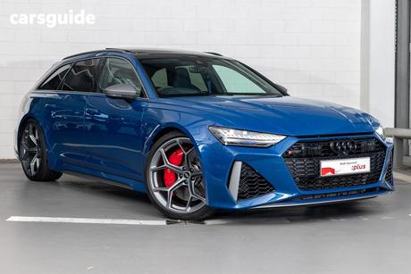 Blue 2023 Audi RS6 Wagon Avant 4.0 Tfsi Quattro Mhev