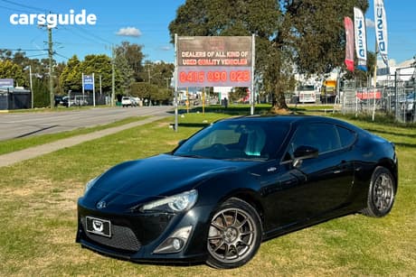 Black 2012 Toyota 86 Coupe Gts