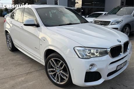 White 2016 BMW X4 Coupe Xdrive 20D