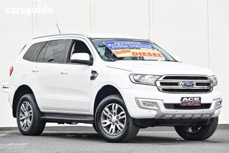 White 2017 Ford Everest Wagon Trend (Rwd)