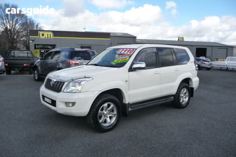 White 2003 Toyota Landcruiser Prado Wagon Gxl (4X4)