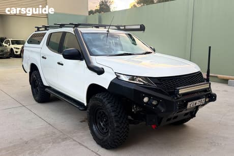 White 2019 Mitsubishi Triton Double Cab Pick Up Glx (4X4)