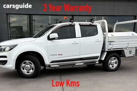 White 2019 Holden Colorado Crew Cab Chassis Ls (4X4)