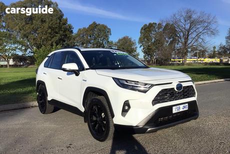 White 2022 Toyota RAV4 Wagon Cruiser (2Wd) Hybrid