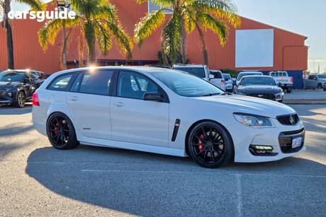 White 2016 Holden Commodore Sportswagon Sv6 Black Pack