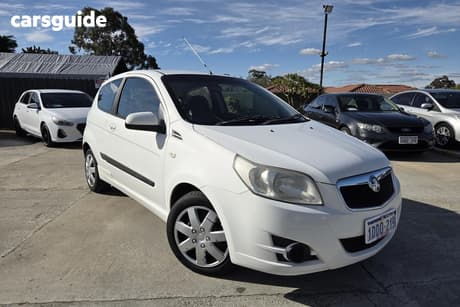 White 2009 Holden Barina Hatchback