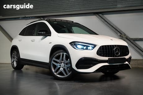 White 2022 Mercedes-Benz GLA35 Wagon 4Matic