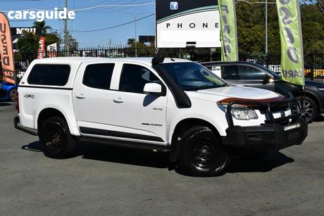 White 2013 Holden Colorado Crew Cab Chassis Lx (4X4)
