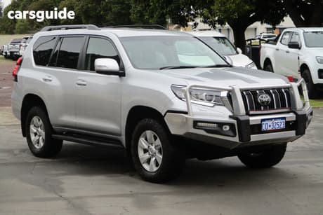 Silver 2021 Toyota Landcruiser Prado Wagon Gxl