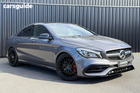 Grey 2018 Mercedes-Benz CLA45 Coupe 4Matic