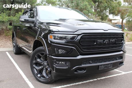 Black 2022 RAM 1500 Crew Cab Utility Limited Rambox (Hybrid)
