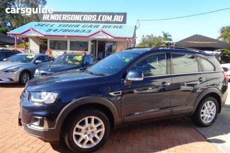 Blue 2017 Holden Captiva Wagon Active 7 Seater