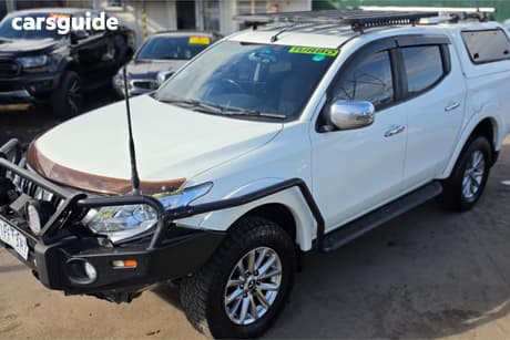 White 2018 Mitsubishi Triton Dual Cab Utility Gls (4X4)